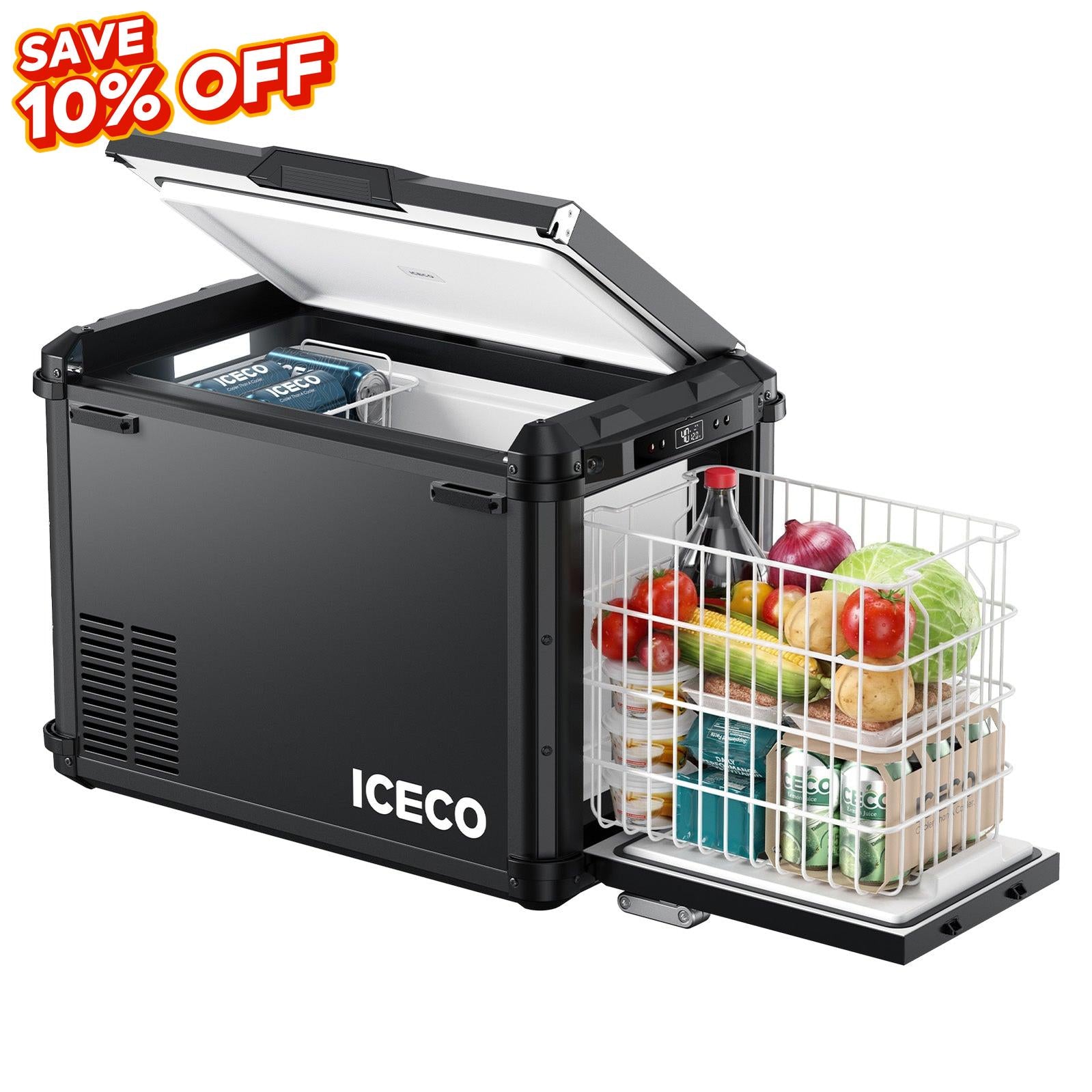 44.4QT VL45PLUS Single Zone Portable Fridge Freezer | ICECO-Portable Fridge-www.icecofreezer.com