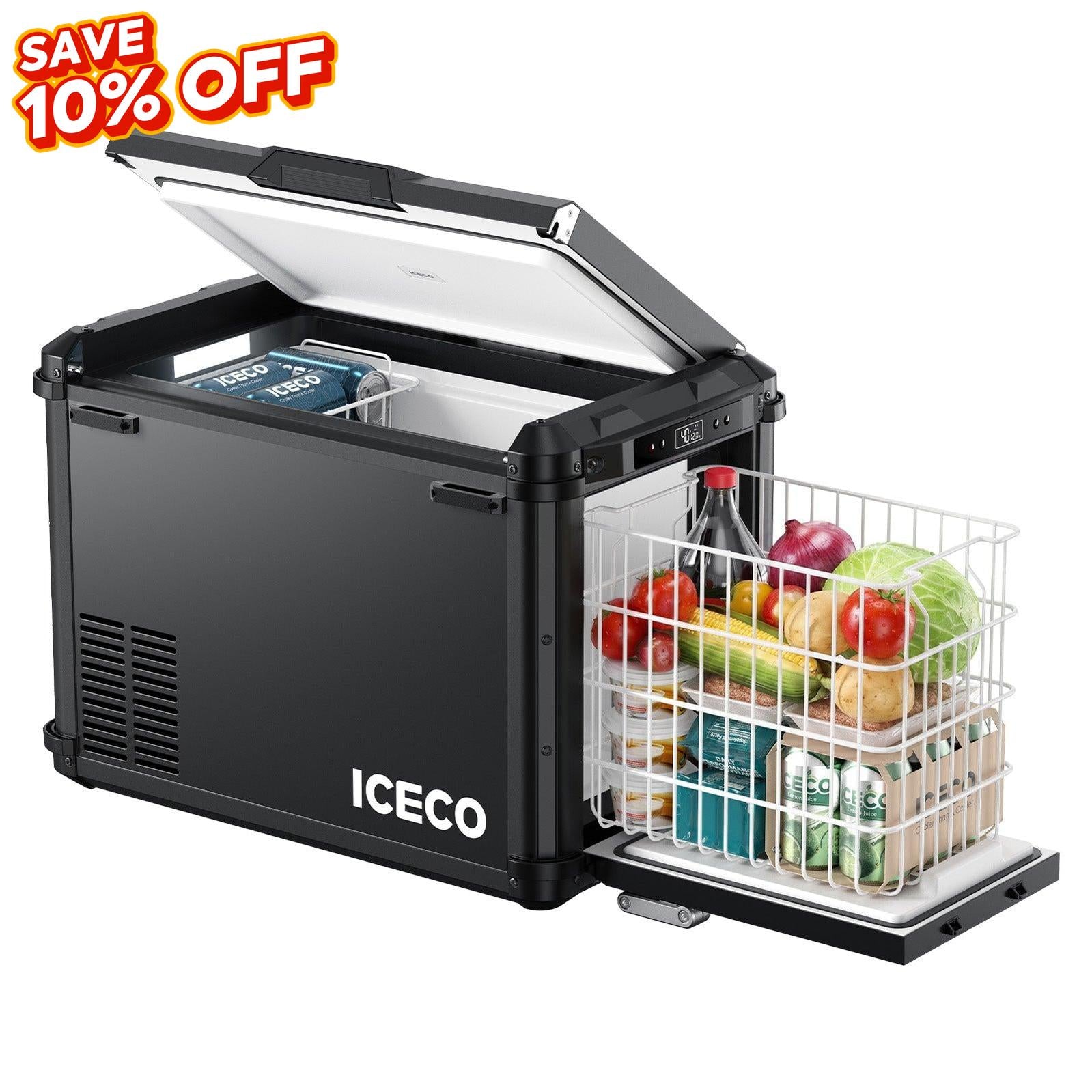 44.4QT VL45PLUS Single Zone Portable Fridge Freezer | ICECO-Portable Fridge-www.icecofreezer.com