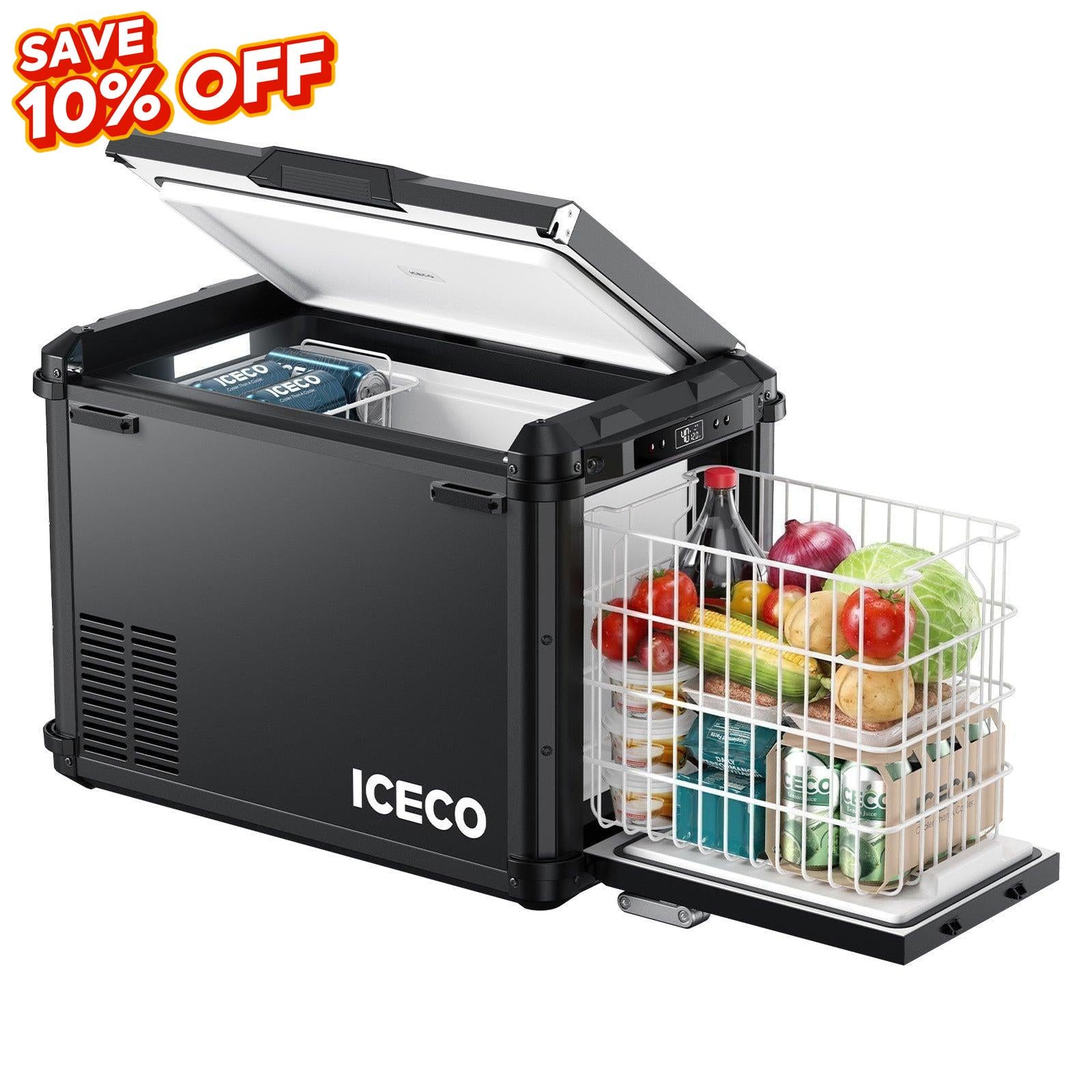 44.4QT VL45PLUS Single Zone Portable Fridge Freezer | ICECO-Portable Fridge-www.icecofreezer.com