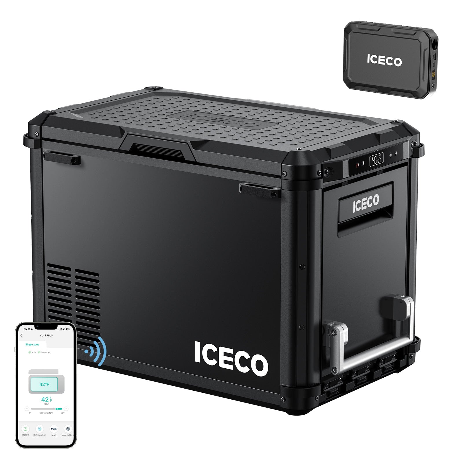 NEW! 44.4QT VL45PLUS 3 Ways Access Fridge Freezer | ICECO-Portable Fridge-www.icecofreezer.com