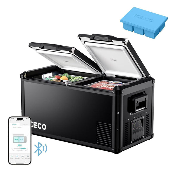 リファプロ ICECO 79QT VL75Pro Dual Zone 12V Refrigerator, Overland Fridge