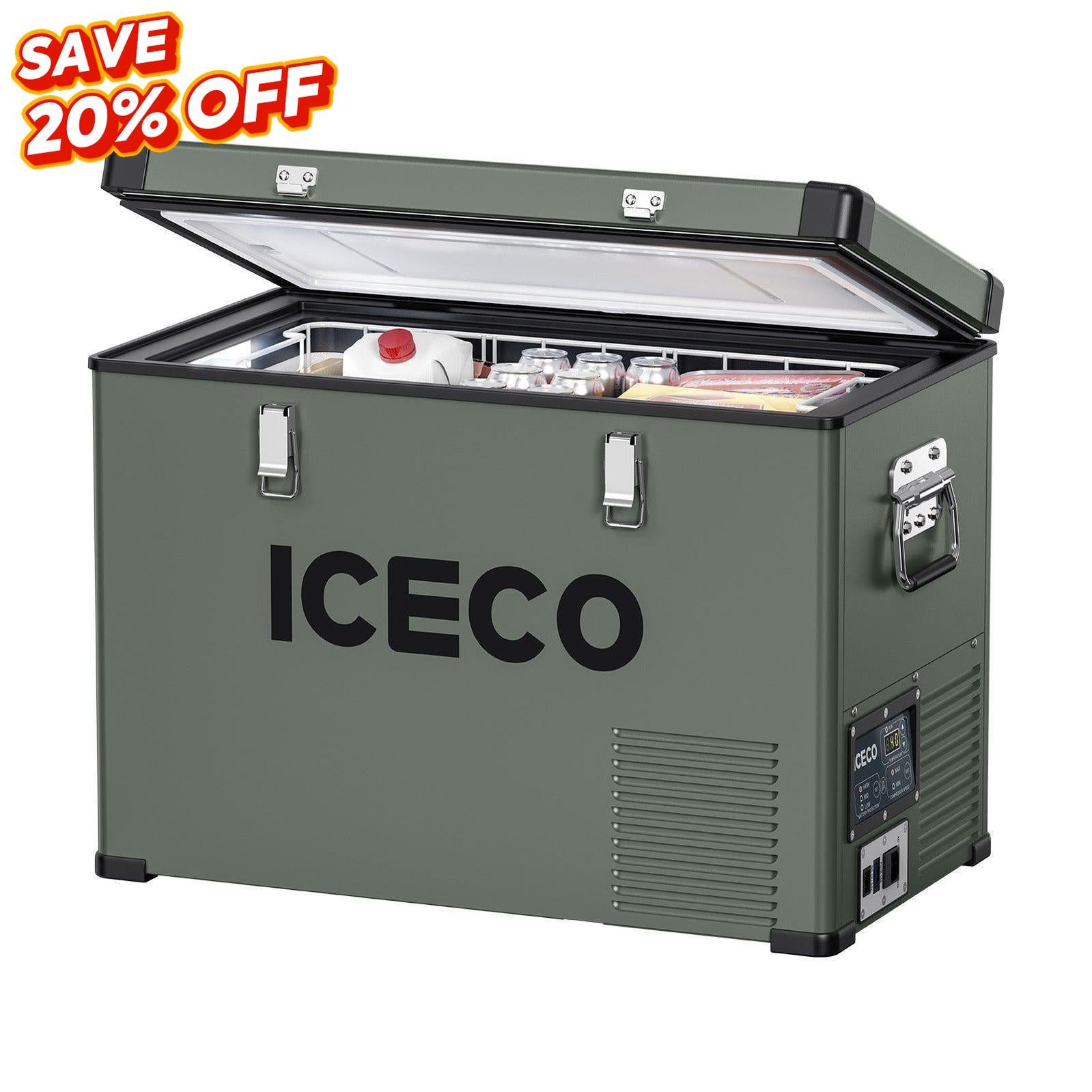 47.5QT VL45 Portable Fridge Single Zone Freezer | ICECO-Portable Fridge-www.icecofreezer.com