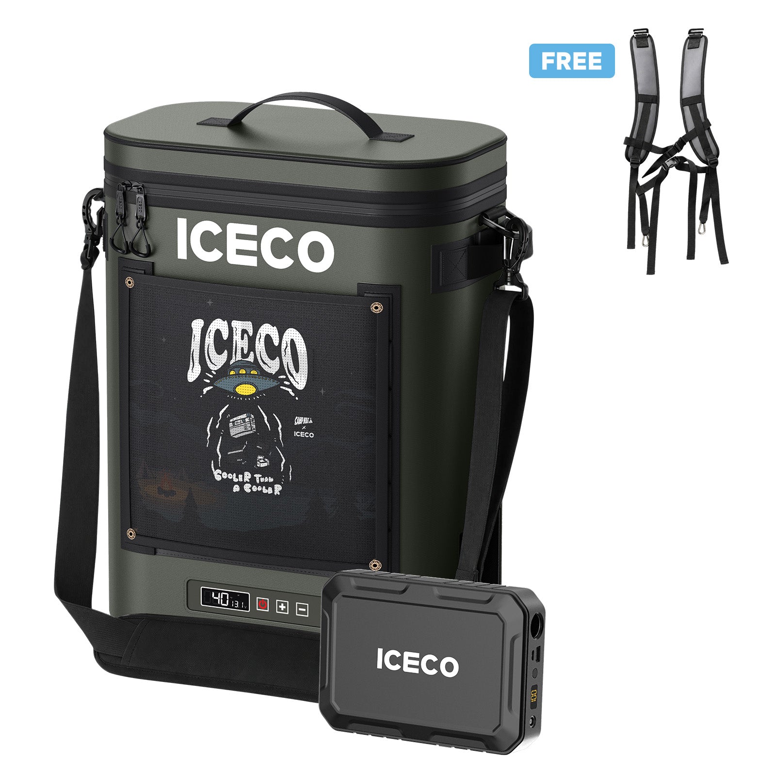 13.5QT GOPACK12 Single Zone 12V Ice-Free Portable Freezer | ICECO