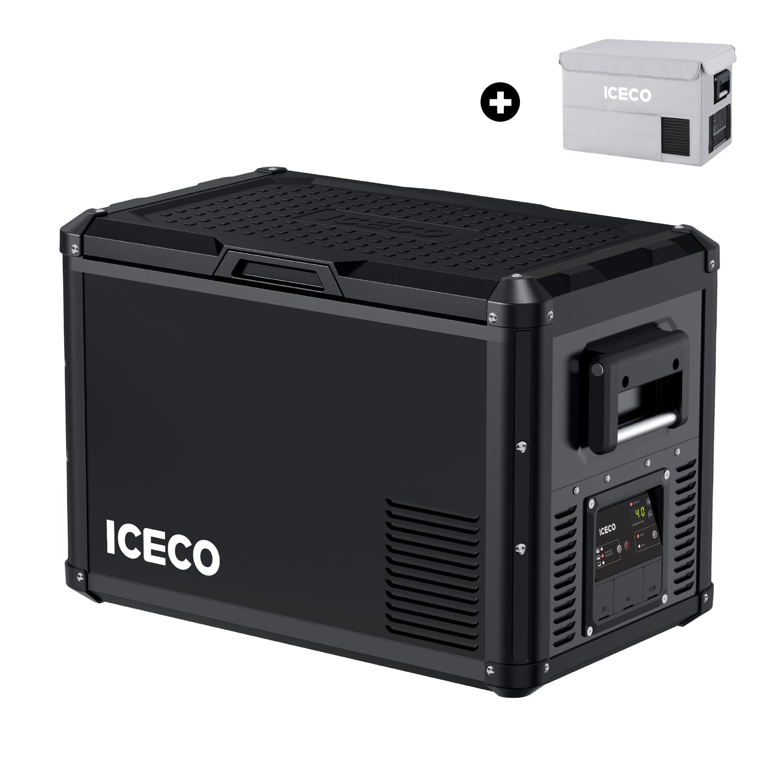 47.5QT VL45ProS Portable Single Zone Fridge With Cover | ICECO-Portable Fridge-www.icecofreezer.com