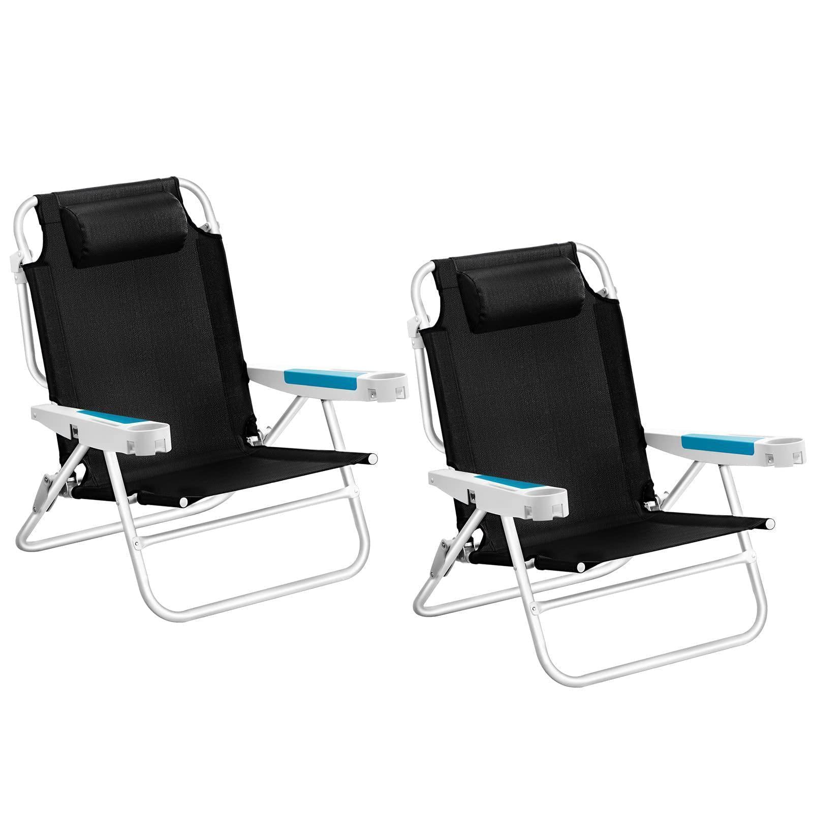 Upgraded 5 position backpack Beach Chair-www.icecofreezer.com