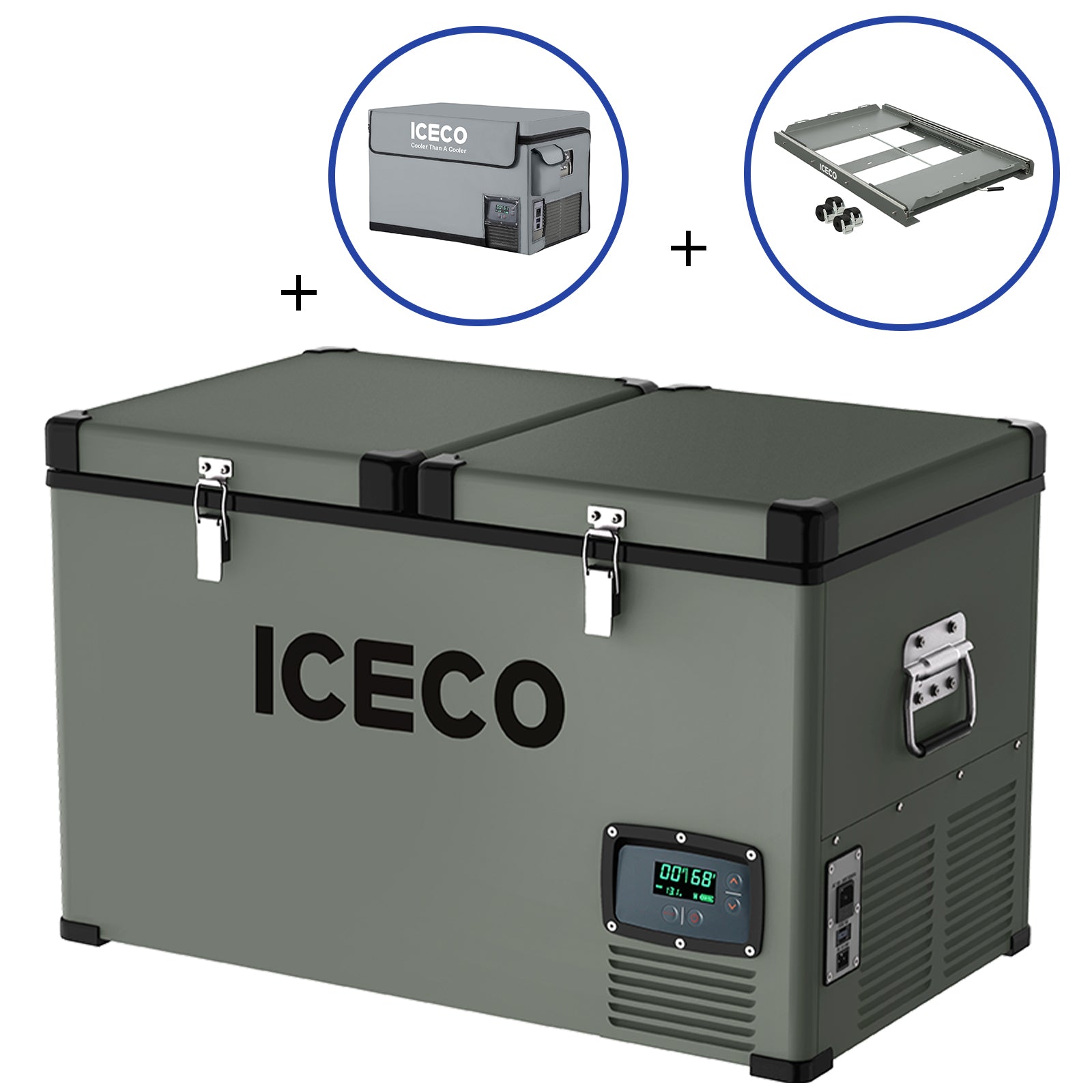 iceco cooler-plug in cooler for car-electric ice chest for car-overland fridge