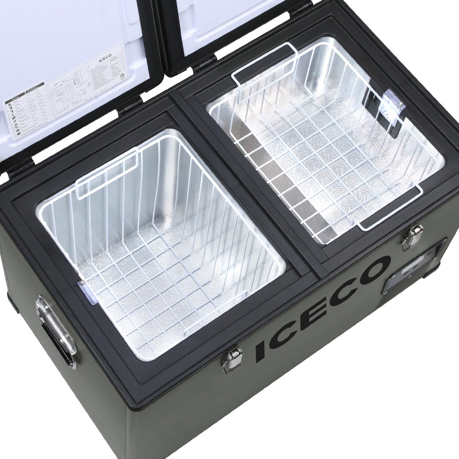 Dual Container Freezer Dual Zone Chest Freezer