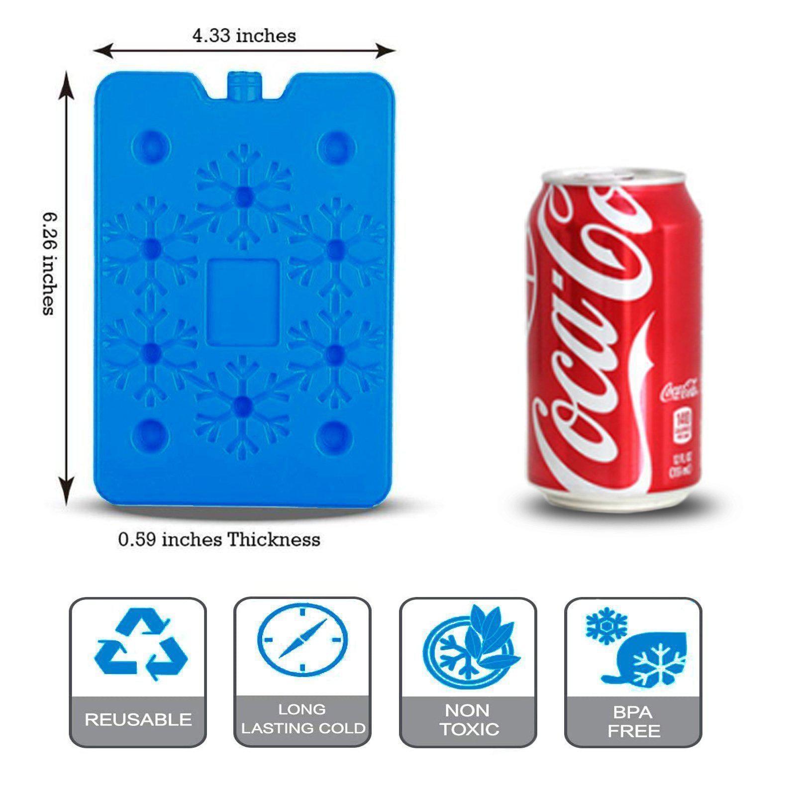 Refreezable Cooler Ice Box, 2pcs | ICECO