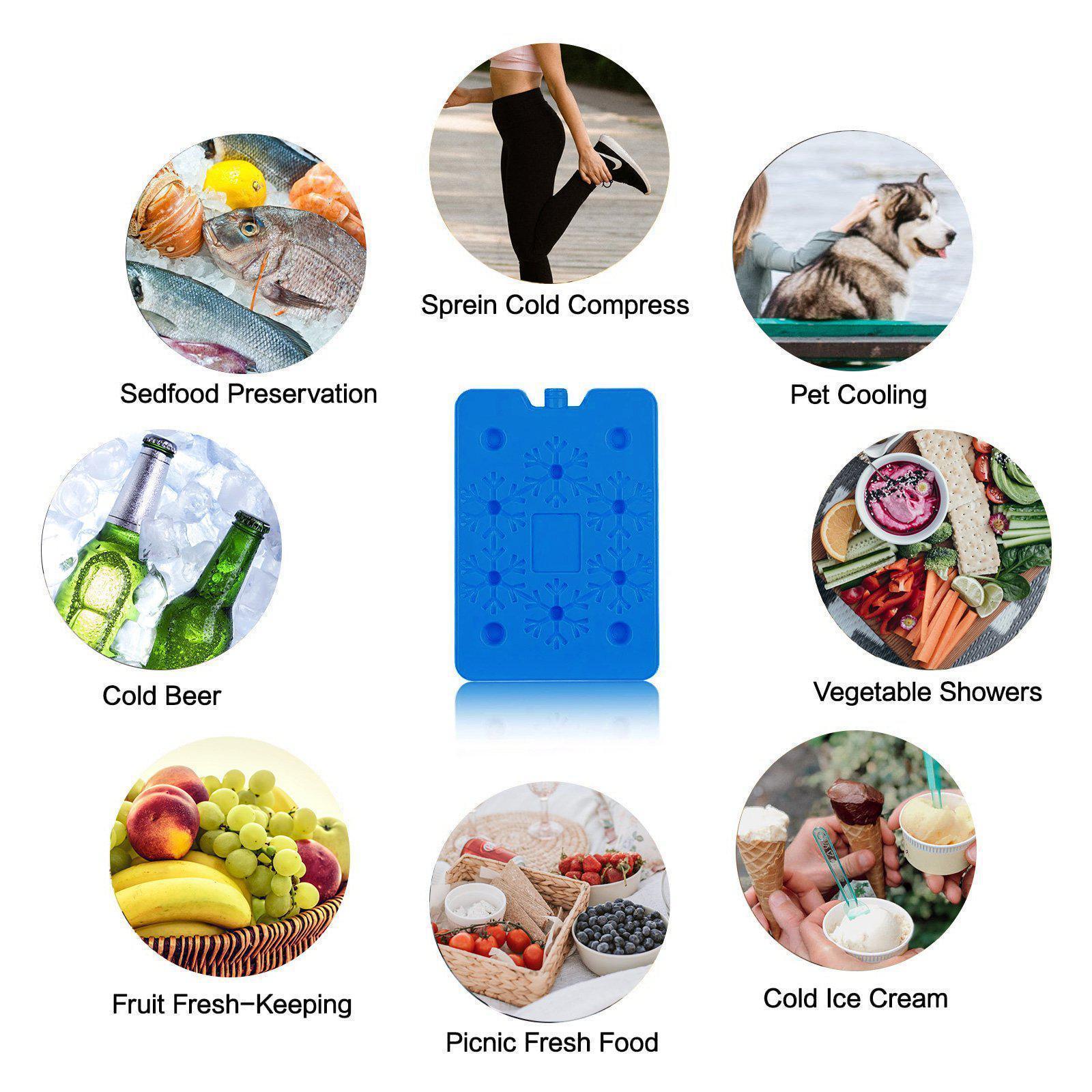 Refreezable Cooler Ice Box, 2pcs | ICECO